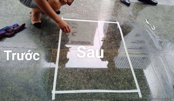 vệ sinh sàn đá